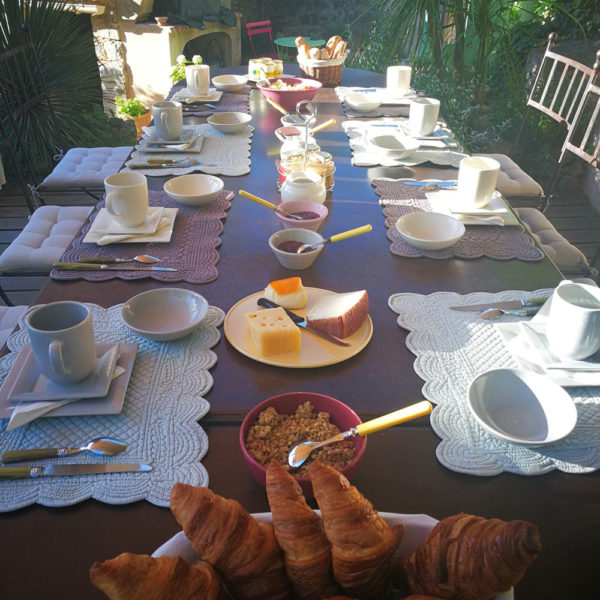 Petit Déjeuner en extérieur
